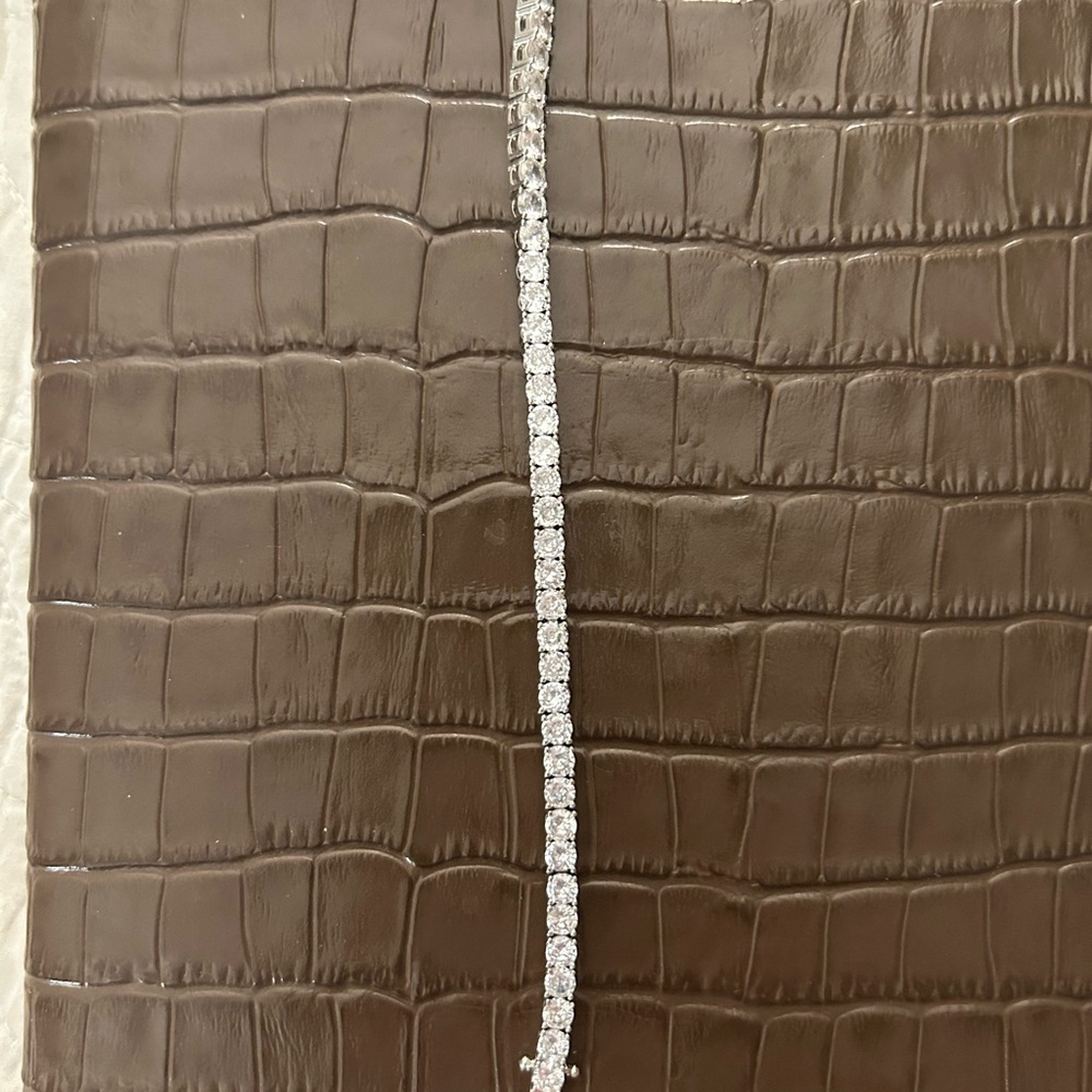 Silver Dainty Watch with Sparkling Accents